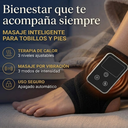 Tobillera Terapéutica con Calor y Vibración. El Alivio que tus Pies Necesitan sin Pastillas