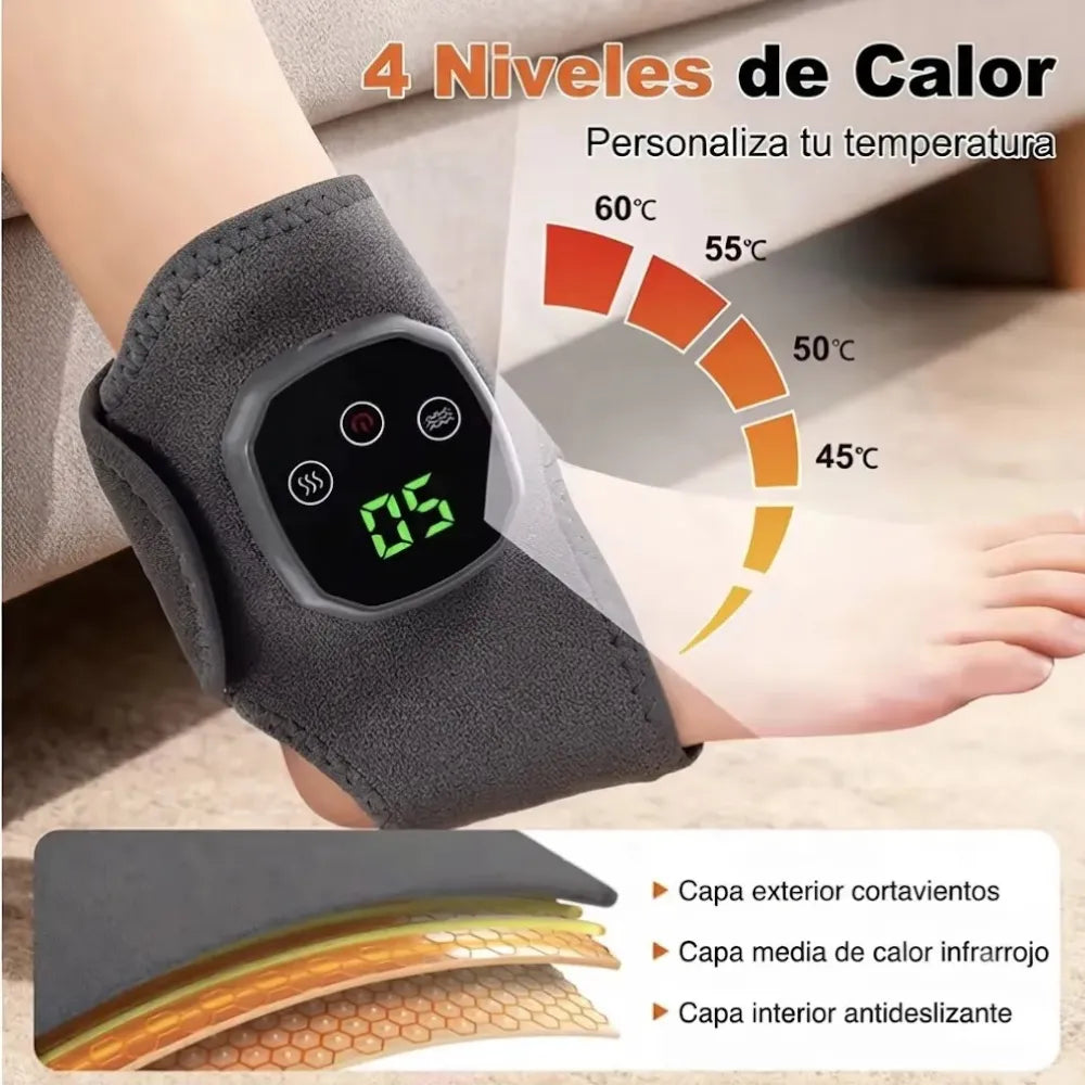 Tobillera Térmica con Calor y Vibración. El Alivio que tu Tobillo Necesita sin Pastillas