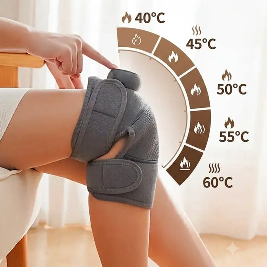 Rodillera Terapéutica con Calor y Vibración. Alivia tu Dolor de Rodilla sin tomar Pastillas
