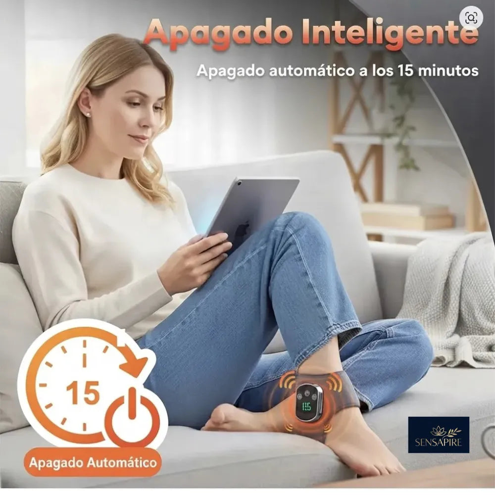 Tobillera Térmica con Calor y Vibración. El Alivio que tu Tobillo Necesita sin Pastillas